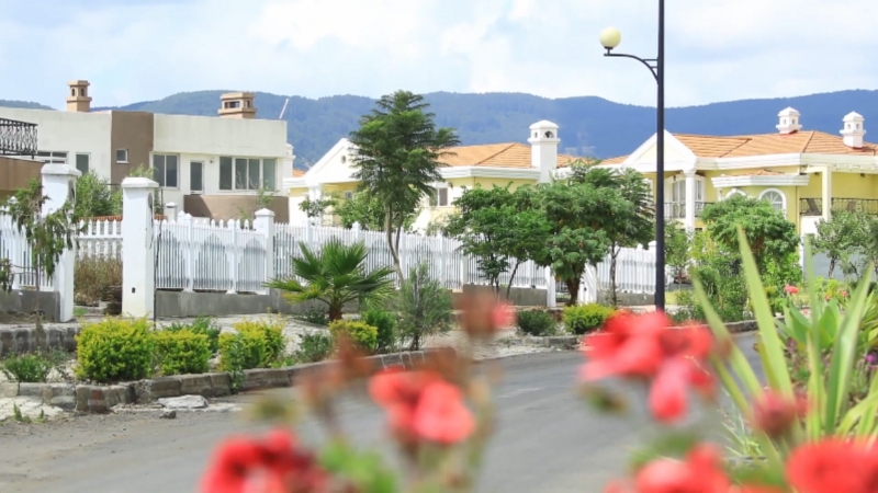 A quiet Ethiopian neighborhood where foreign buyers can purchase homes built on leased land